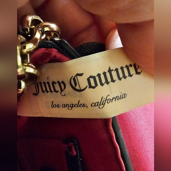 Juicy Couture Sofia Saffiano Leather and Studded Black Jeweled B-5 - Picture 9 of 10